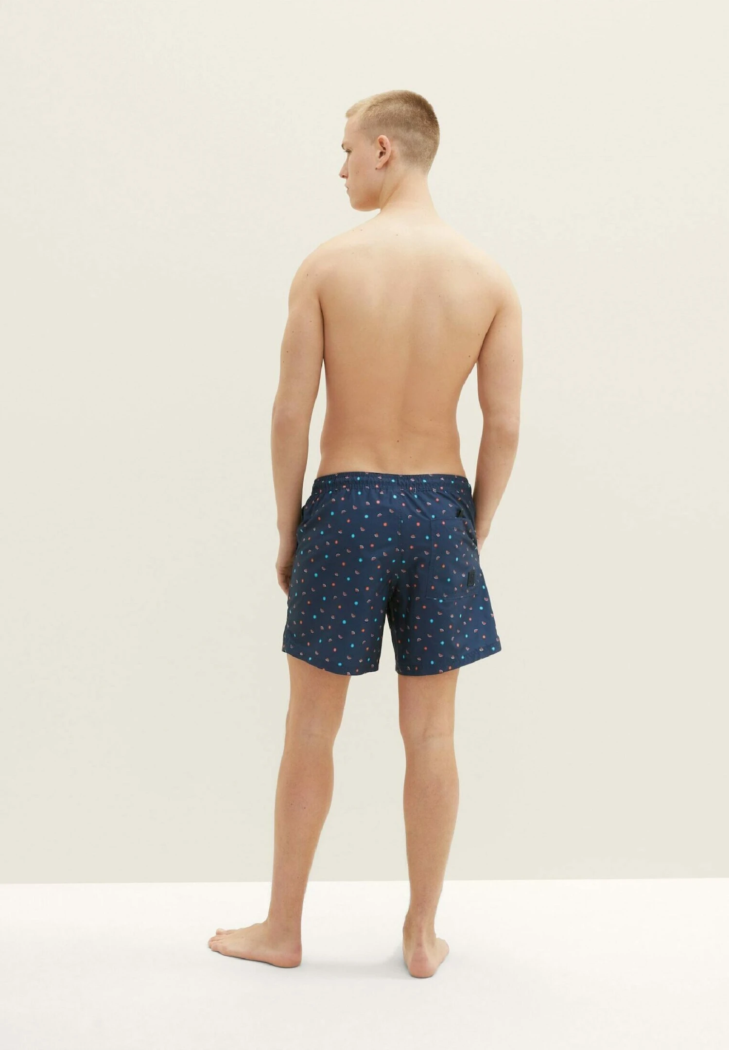 TOM TAILOR Denim Mit Allover-PrintShorts Da MareNavy Melon Sun Print Uomo Moda Mare TO782H00B-K11 3 TOM TAILOR Denim Mit Allover-PrintShorts Da MareNavy Melon Sun Print Uomo Moda Mare TO782H00B-K11 - immagine 3