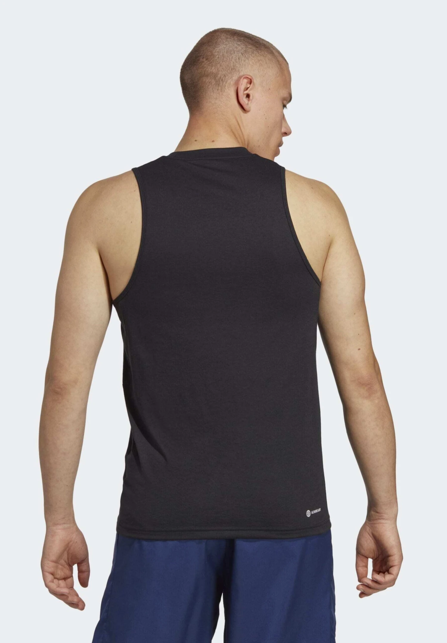 ADIDAS PERFORMANCE Train Essentials TankTopBlack White Uomo T-shirt E Polo AD542D4QH-Q11 2 ADIDAS PERFORMANCE Train Essentials TankTopBlack White Uomo T-shirt E Polo AD542D4QH-Q11 - immagine 2