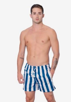 RiccioneShorts Da MareBlu Bianco E Giallo Uomo Moda Mare G4I82H004-K11