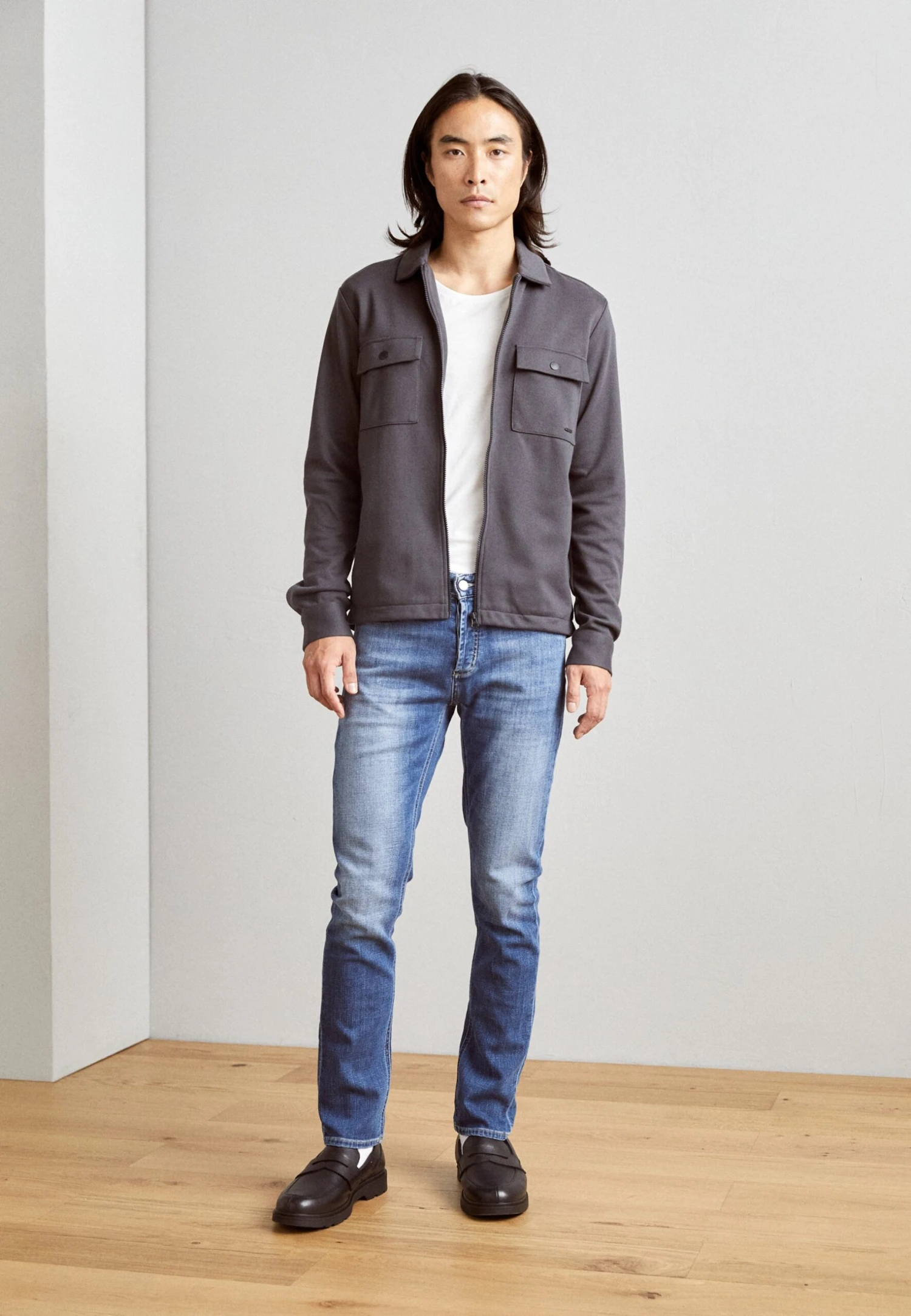 Denham RazorJeans Slim FitMid Blue Uomo Jeans DE422G09D-K11 2 Denham RazorJeans Slim FitMid Blue Uomo Jeans DE422G09D-K11 - immagine 2