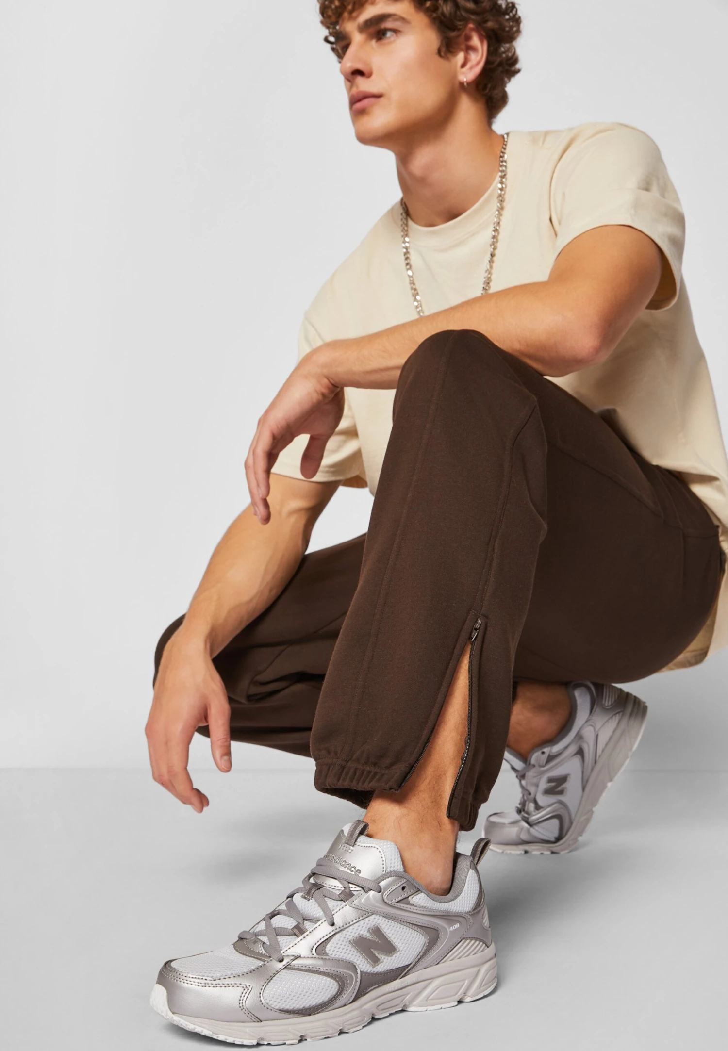 URBAN CLASSICS Sweatpants SpPantaloni SportiviBrown Uomo Pantaloni UR622J002-O11 5 URBAN CLASSICS Sweatpants SpPantaloni SportiviBrown Uomo Pantaloni UR622J002-O11 - immagine 5