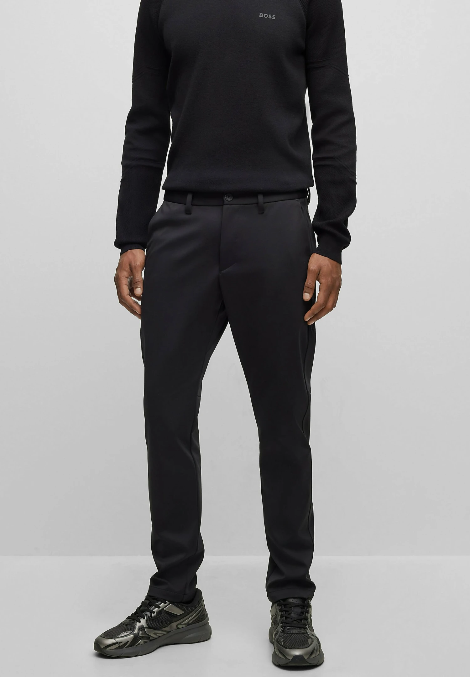 Boss T Commuter-Reg - Chino - Black One 1 Boss T Commuter-Reg - Chino - Black One