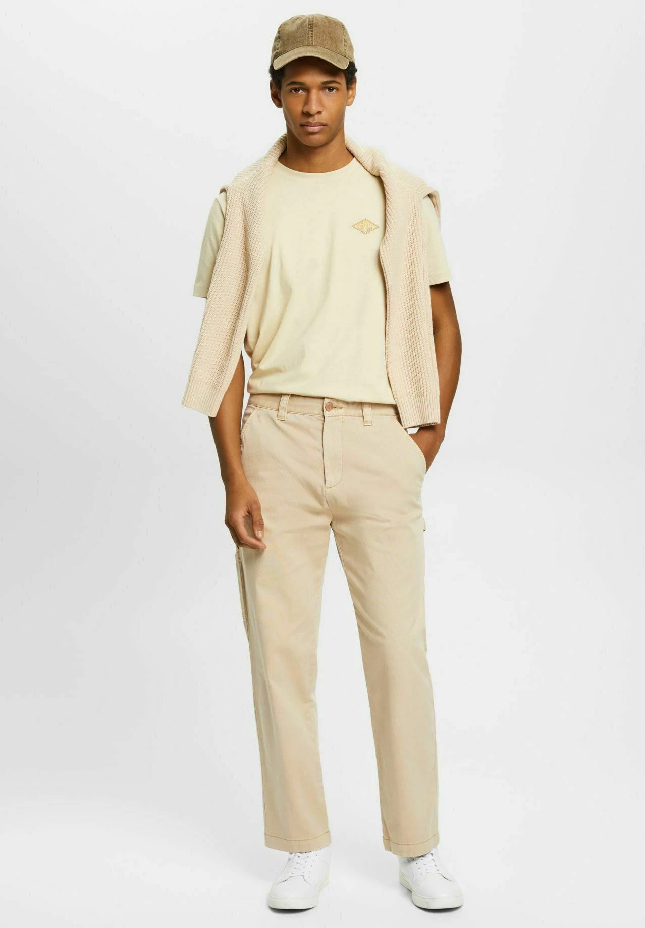 Edc By Esprit Vintage - Pantaloni - Light Beige 2 Edc By Esprit Vintage - Pantaloni - Light Beige - immagine 2