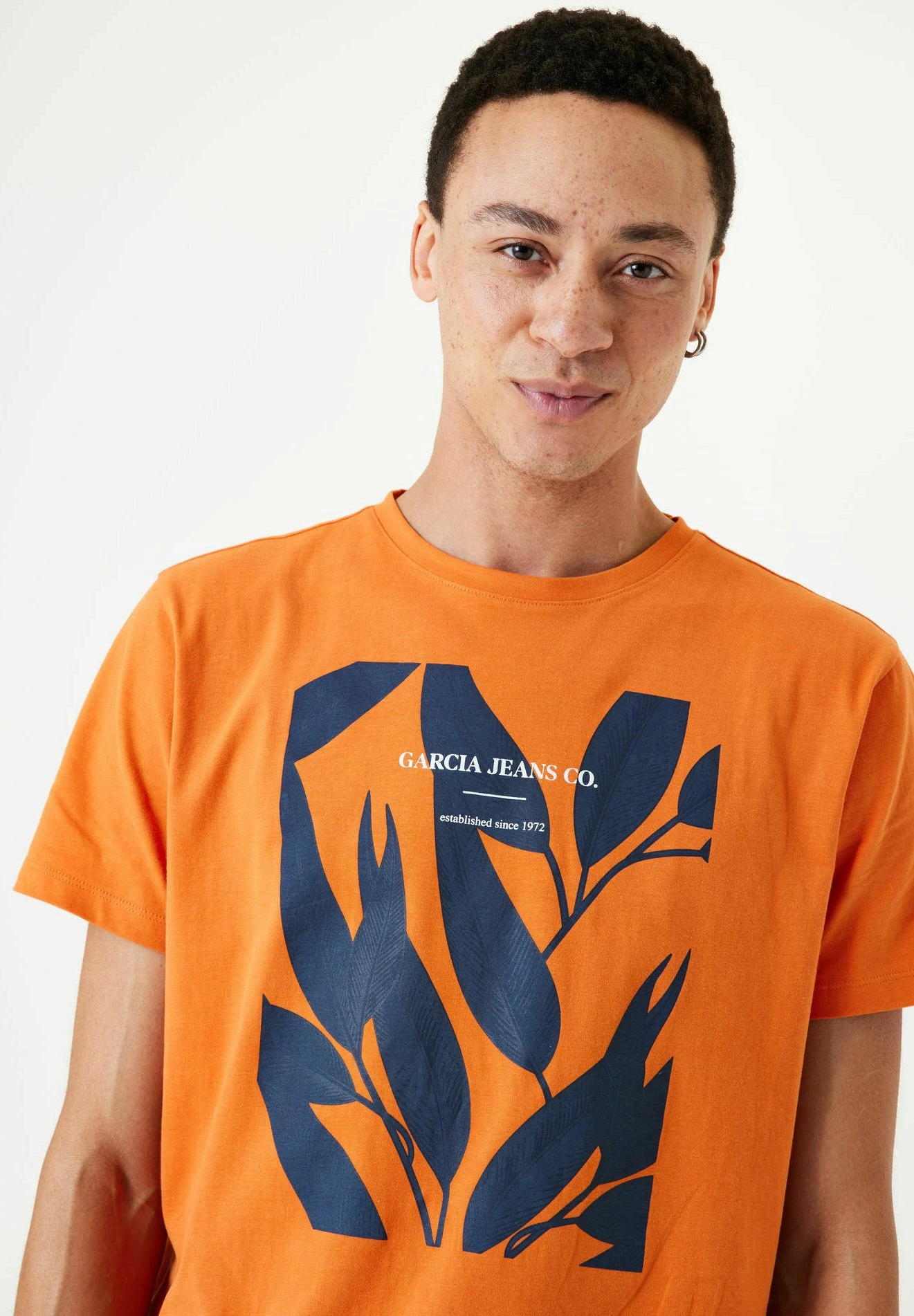 Garcia T-Shirt Con Stampa - Sunset Orange 3 Garcia T-Shirt Con Stampa - Sunset Orange - immagine 3