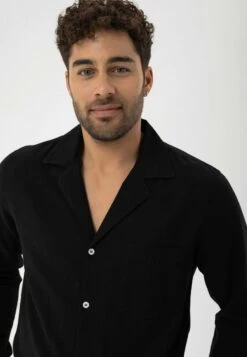 Long Sleeve Collar DetailedCamiciaBlack Uomo Camicie D4H22D016-Q11 -Vendite Boss e841a2d7107d476393819889e9b40954