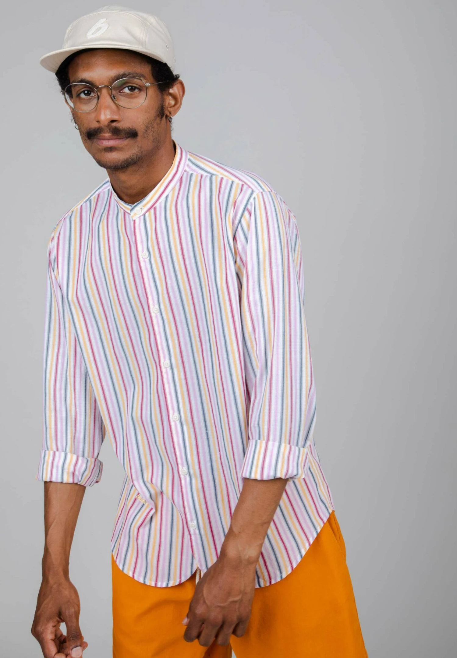 Brava Fabrics Rainbow Regular Mao - Camicia - White 1 Brava Fabrics Rainbow Regular Mao - Camicia - White