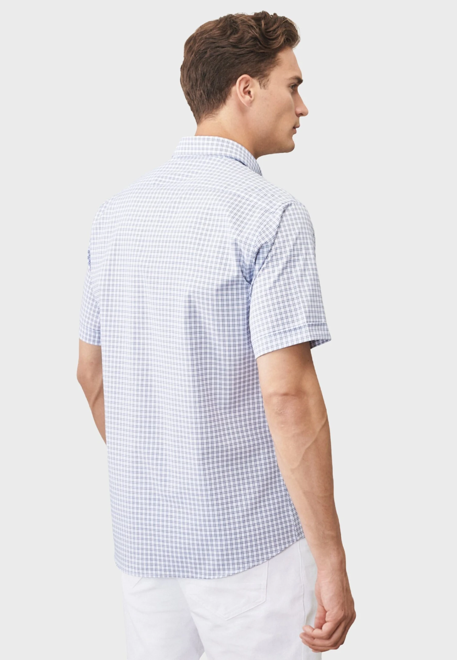 Comfort Fit Painted CamiciaWhite Navy Blue Uomo Camicie A7T22D06Z-K11 3 Comfort Fit Painted CamiciaWhite Navy Blue Uomo Camicie A7T22D06Z-K11 - immagine 3