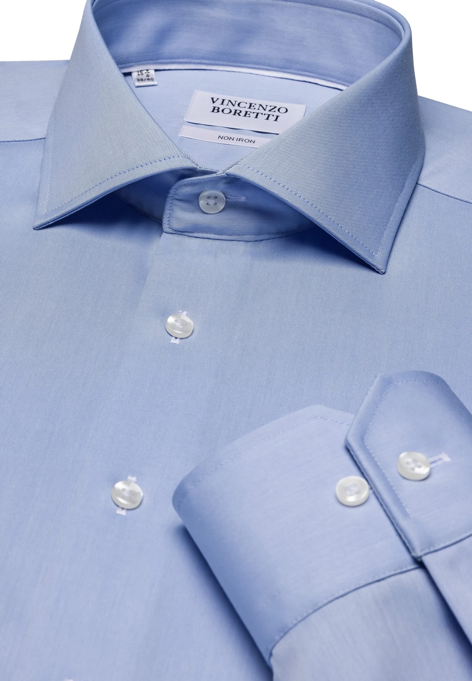 Gerader Schnitt Bügelfrei - Camicia Elegante - Blau 2 Gerader Schnitt Bügelfrei - Camicia Elegante - Blau - immagine 2