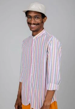 Brava Fabrics Rainbow Regular Mao - Camicia - White 11 Brava Fabrics Rainbow Regular Mao - Camicia - White -Vendite Boss f37ed1202e92483e989d11273fdbaa7b