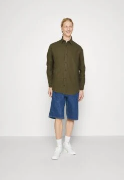 Jack & Jones Jjplain Fall SolidCamiciaForest Night Uomo Camicie JA222D2GB-M11