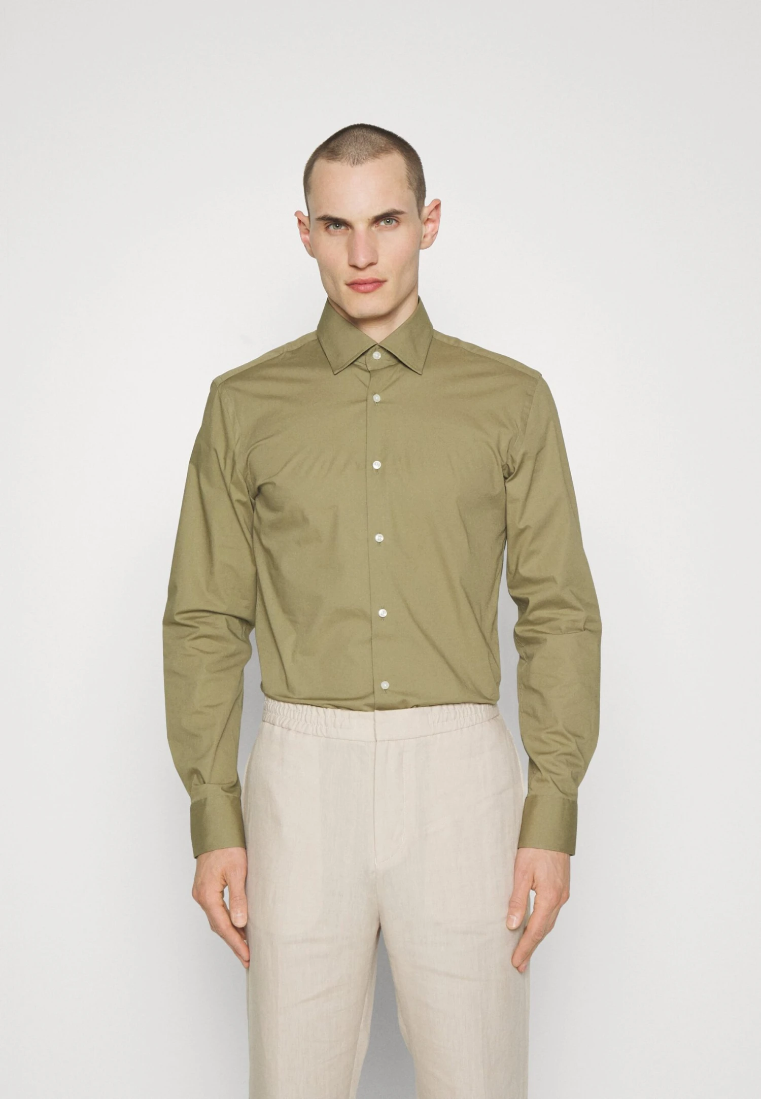 Boss Hank KentCamicia ElegantePastel Green Uomo Camicie BB122D1F6-E11 1 Boss Hank KentCamicia ElegantePastel Green Uomo Camicie BB122D1F6-E11