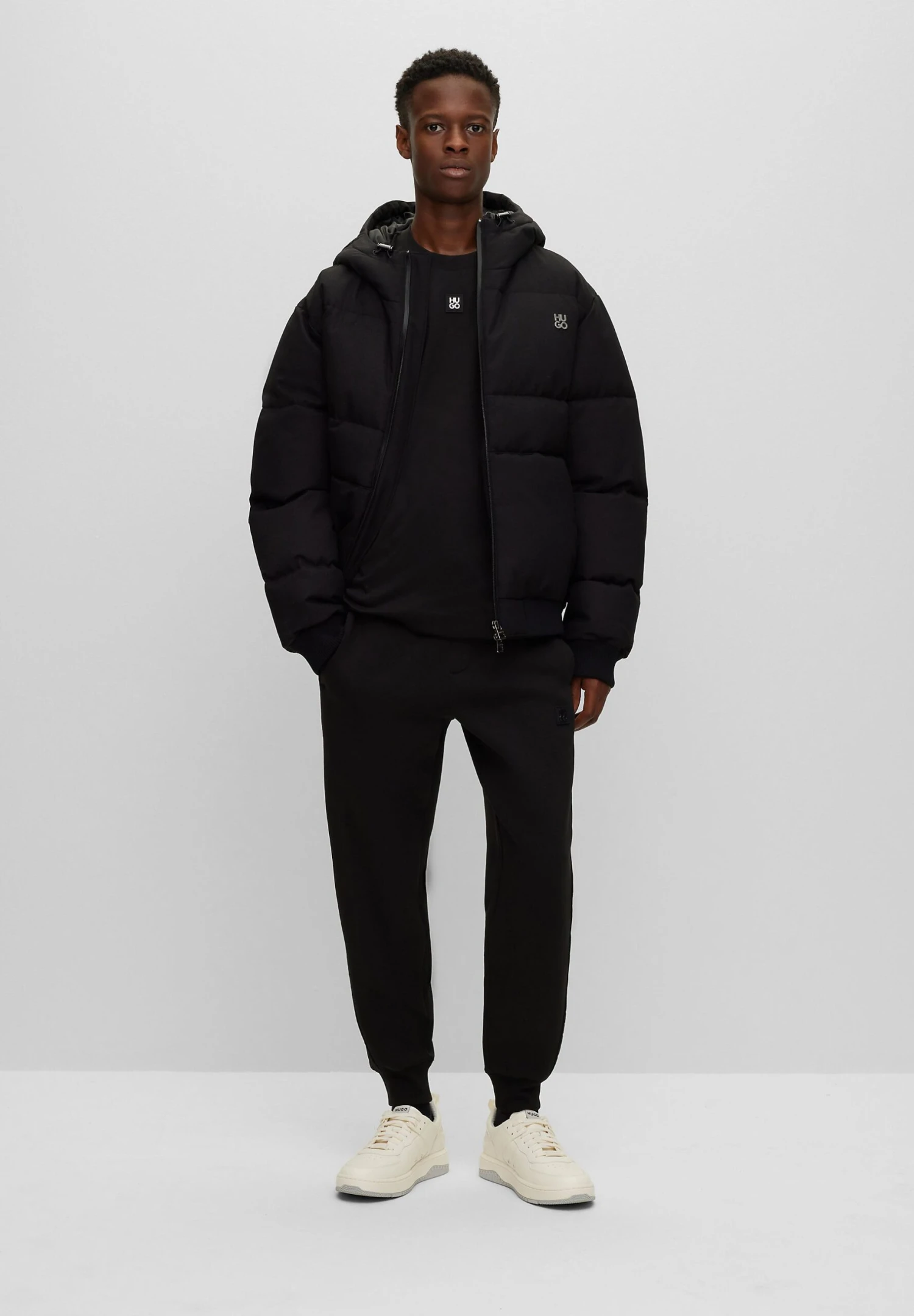 Hugo DingleyT-Shirt BasicBlack Uomo T-shirt E Polo HU722O0GQ-Q11 2 Hugo DingleyT-Shirt BasicBlack Uomo T-shirt E Polo HU722O0GQ-Q11 - immagine 2