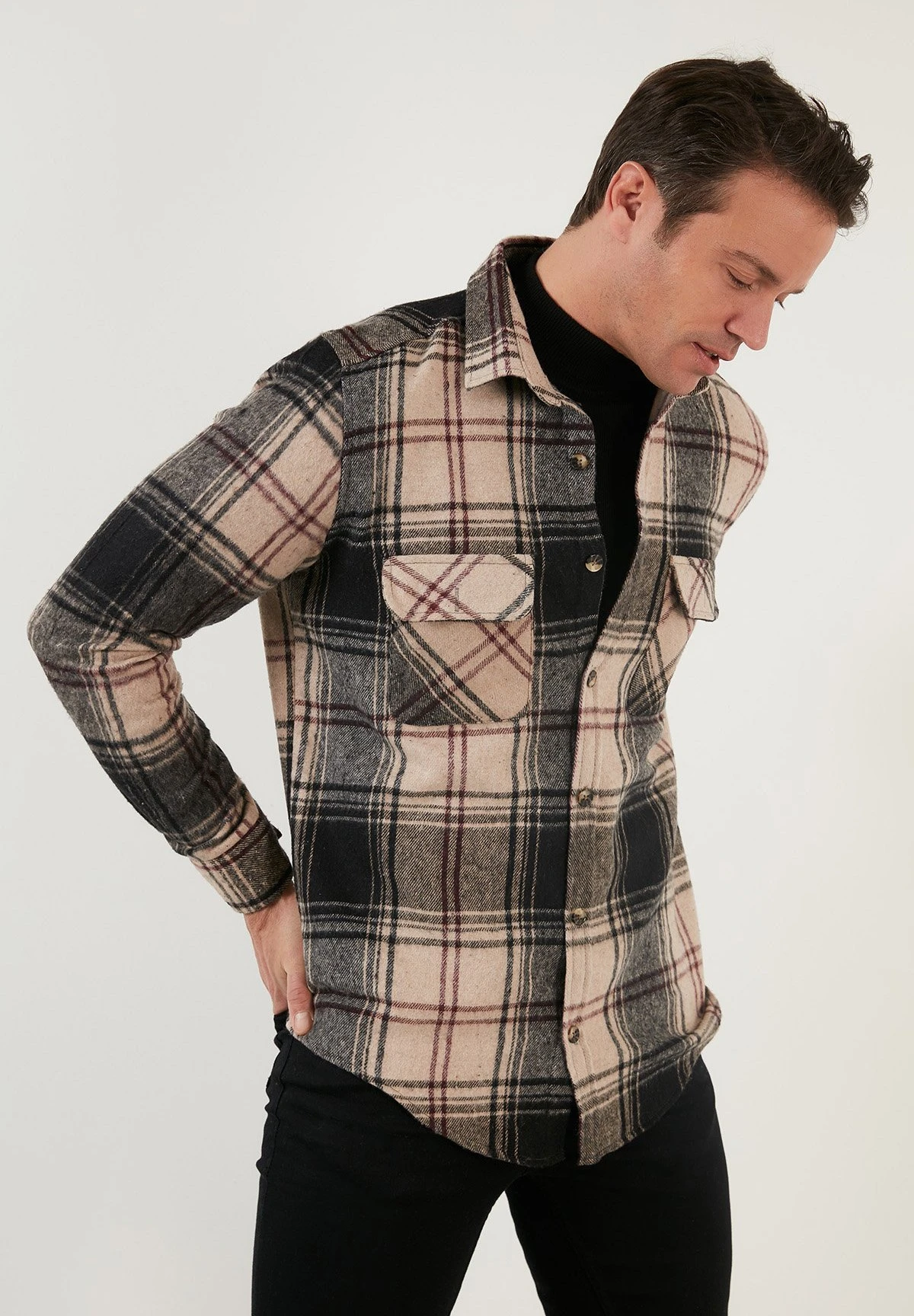 Double Pocket- Camicia - Black 1 Double Pocket- Camicia - Black