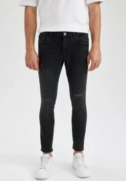 DeFacto Comfort Fit - Jeans Slim Fit - Black
