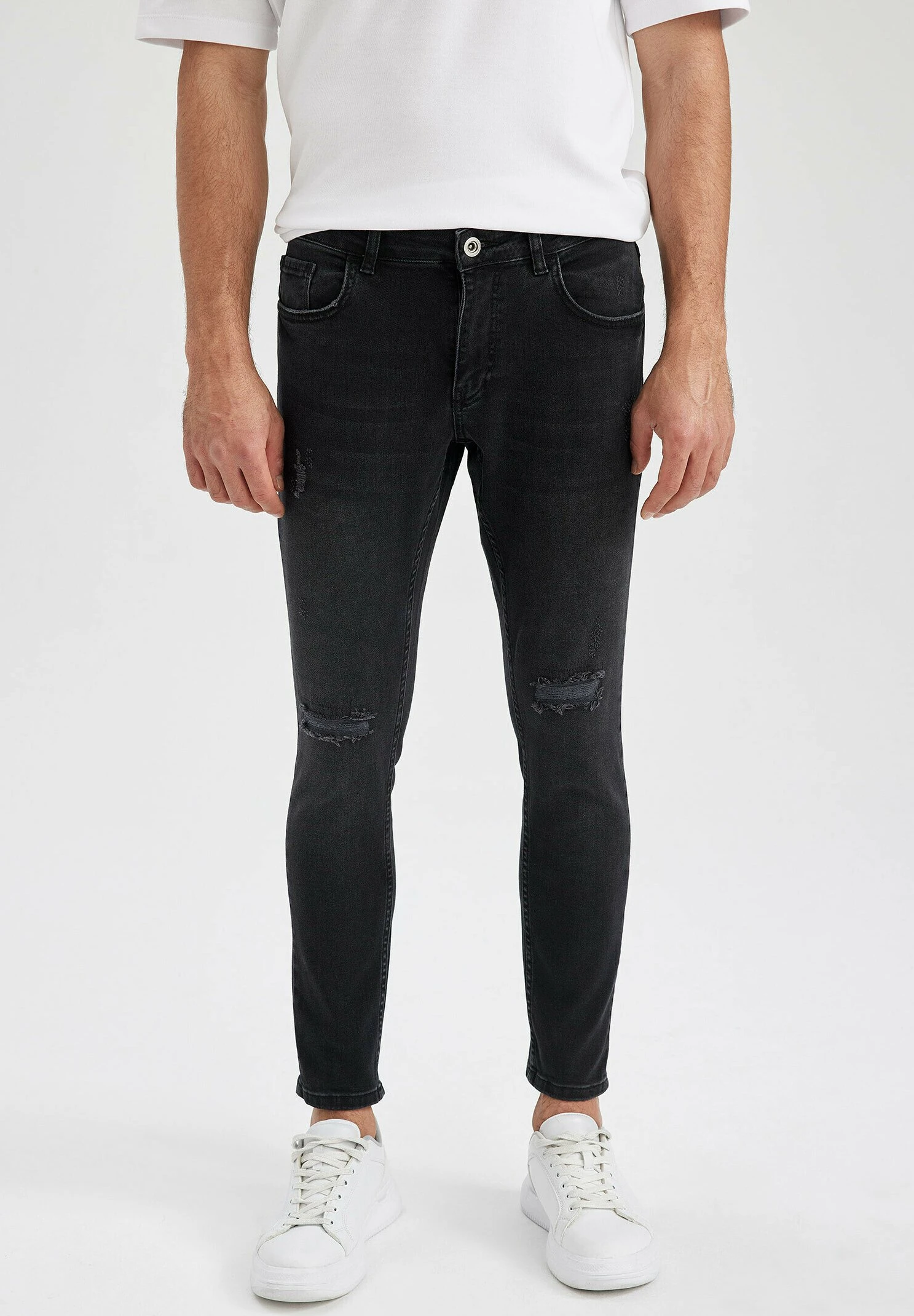 DeFacto Comfort Fit - Jeans Slim Fit - Black 1 DeFacto Comfort Fit - Jeans Slim Fit - Black